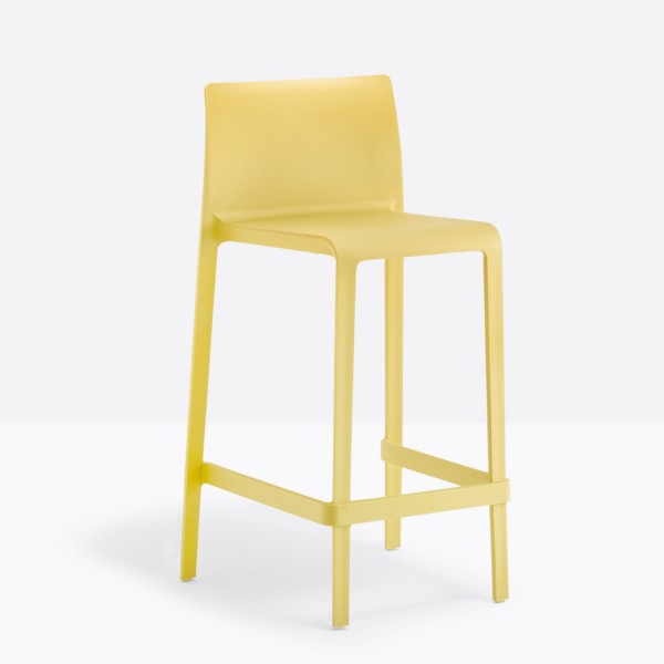 Pedrali Volt 677 Barhocker Sitzhöhe 66 cm gelb