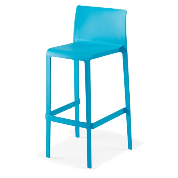 Pedrali Volt Barhocker Sitzhöhe 76,5 cm blau
