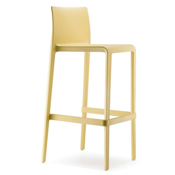 Pedrali Volt Barhocker Sitzhöhe 76,5 cm gelb