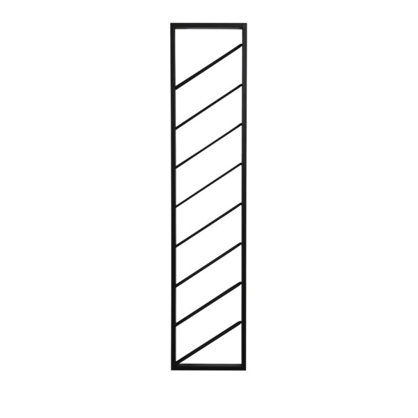 Weinregal 8 Flaschen 36x6x160 cm Malbeo schwarz 6748012 