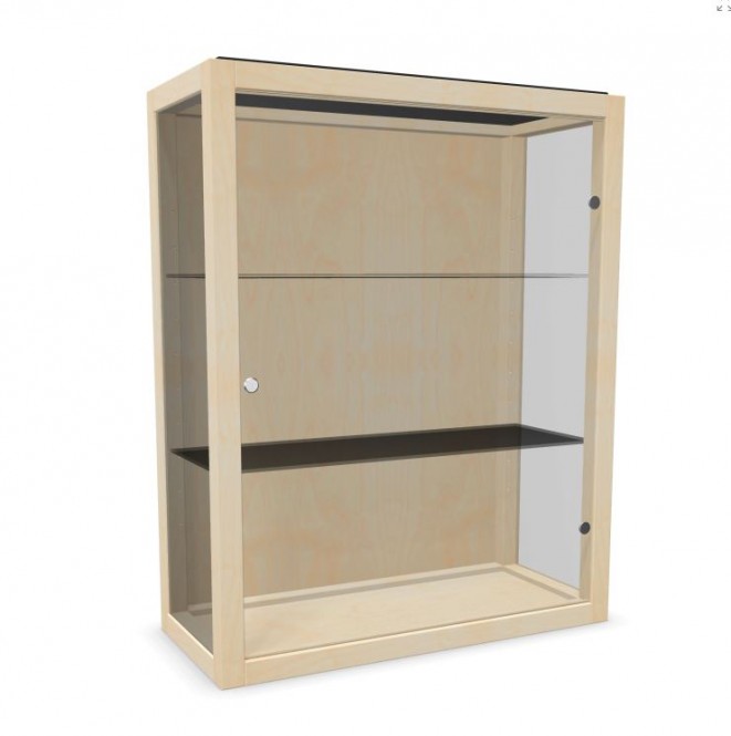 Glimakra Link Vitrine hängend, beleuchtet, 80x35x100 cm konfigurierbar