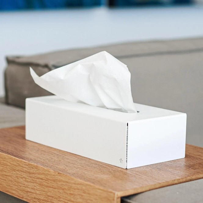 Küche oder Büro Chytaii Taschentuchbox Tissue Box aus Bambus naturfarben Kosmetiktücherbox moderner Taschentuchspender für Bad