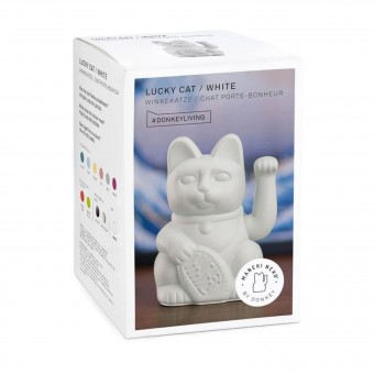 Donkey Products Winkekatze Lucky Cat weiß 330462 hier