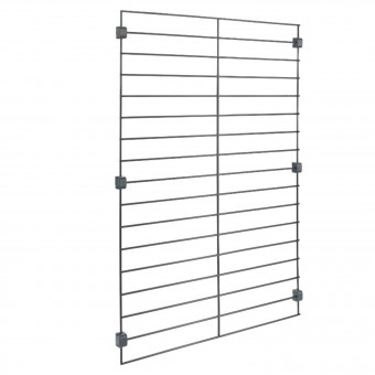 Metaltex Wandgitter Mural Line schwarz 377010000 | im aoshop.de online  kaufen