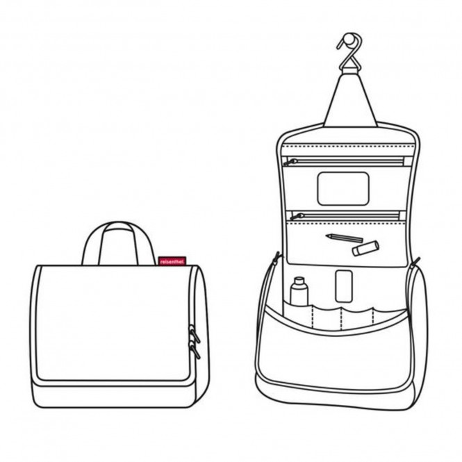 reisenthel® Toiletbag L twist silver WH7052 hier bestellen | im 
