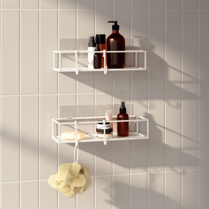 online | 1018615-660 Bin Set Shower im Umbra aoshop.de weiß kaufen Duschablage