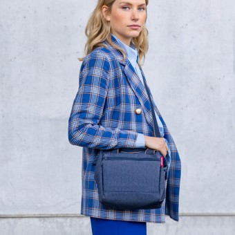 Sac à Dos Reisenthel Allrounder R Large 23L - Herringbone Dark Blue - Neuf