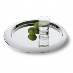 Philippi Tablett Luna Ø 39cm Edelstahl silber 116004 
