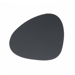 Lind DNA Glasuntersetzer Curve 11x13cm Bull schwarz 9850 