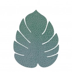 Lind DNA Glasuntersetzer Monstera Leaf 11x13cm Hippo pastellgrün 989961 