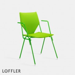 Löffler MOONRAKER Stapelstuhl mit Armlehnen MR1101 