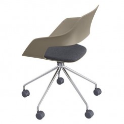 Wilkhahn Universalstuhl Occo Sternfuß auf Rollen mit Sitzpolster 222/41, konfigurierbar 