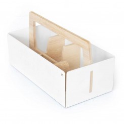 Peppermint Products Toolbox Weiß Schreibtisch-Organizer toolbox-w 