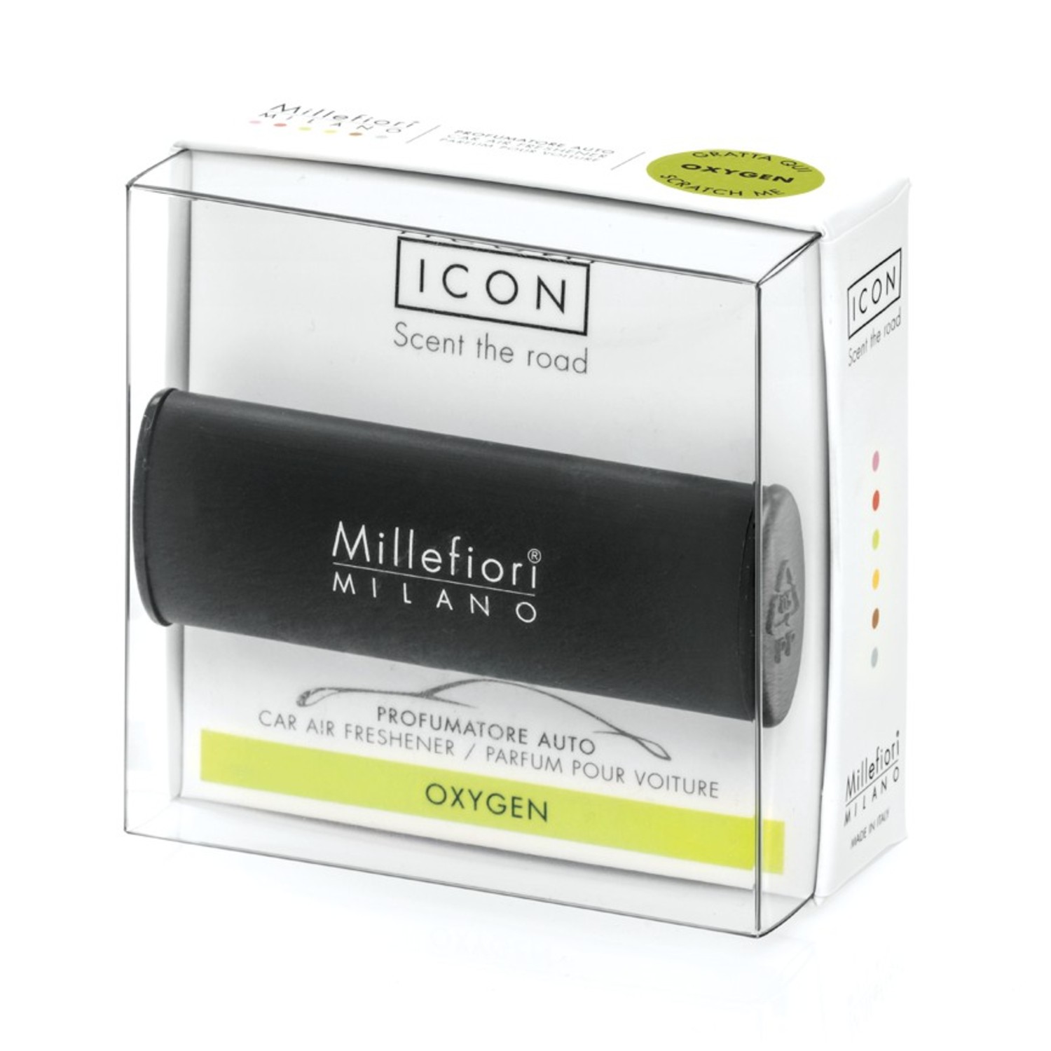Millefiori Milano Auto Air Freshener Classic Oxygen | im aoshop.de