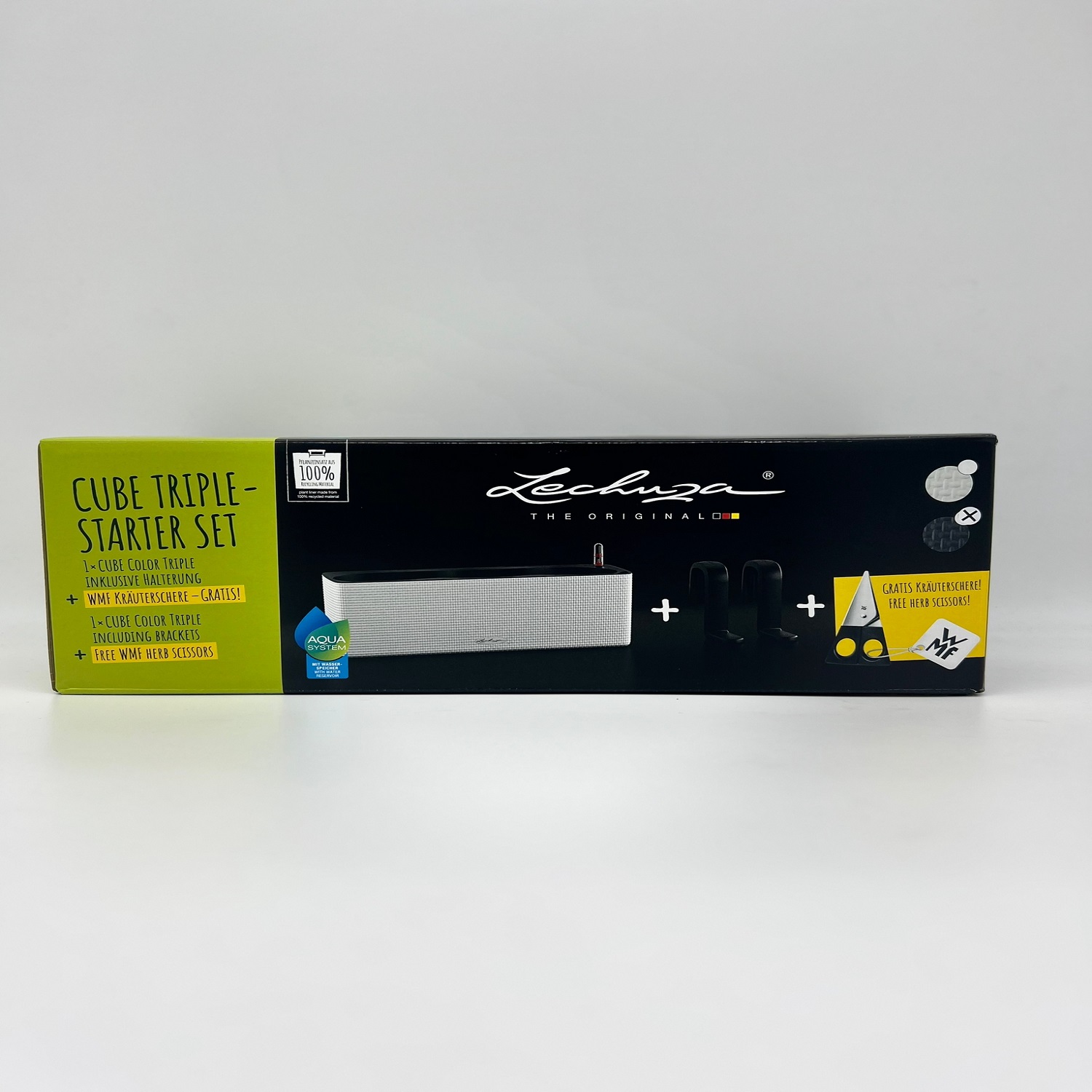 Lechuza Cube Color Triple schiefergrau 13678 | im aoshop.de online kaufen