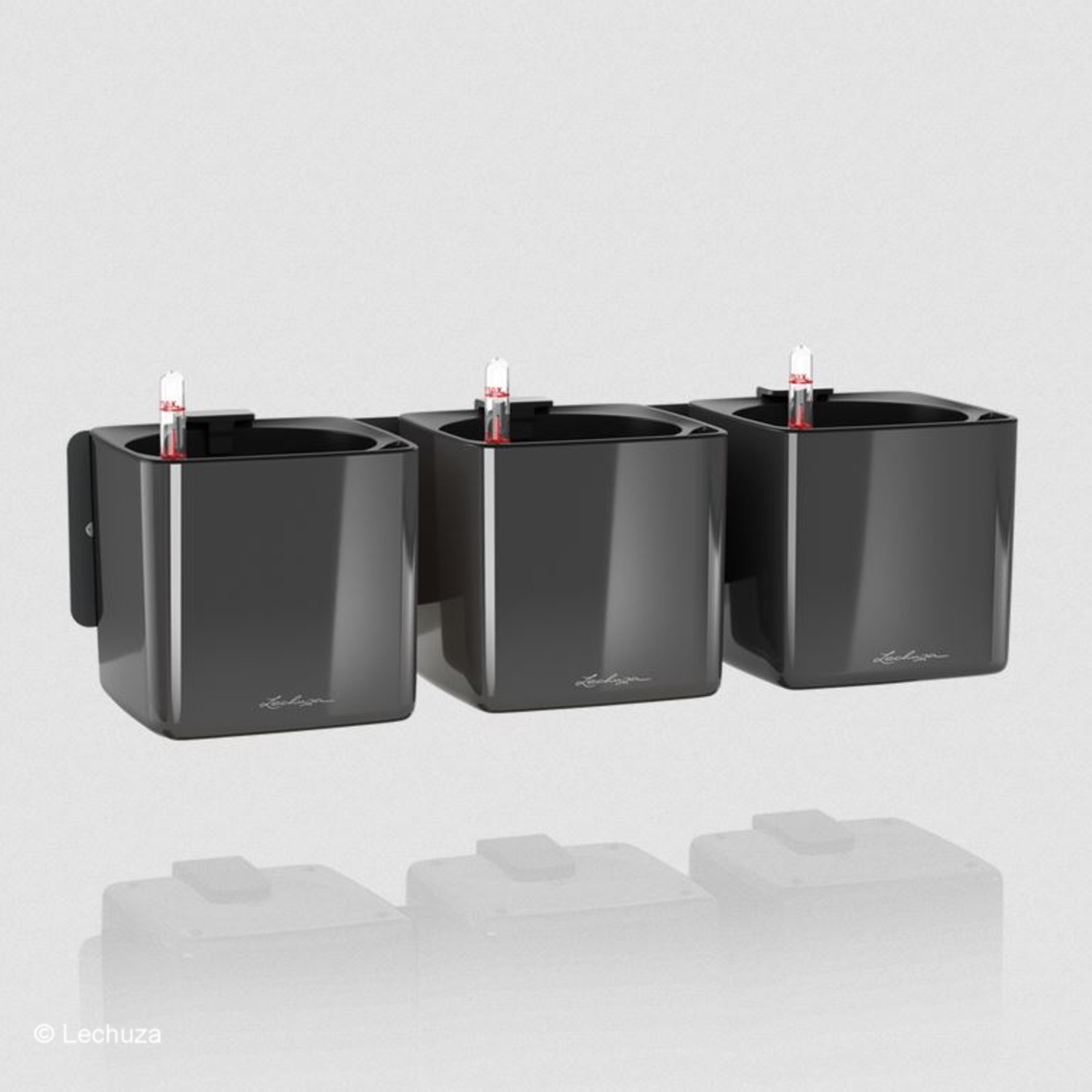 Lechuza Green Wall Home Kit Glossy anthrazit highgloss 13524 hier | im