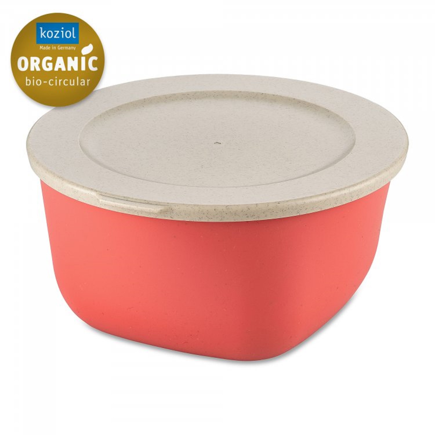 Schüssel Nature Coral Koziol BARATTOLO Connect Box con coperchio guscio 2 L 