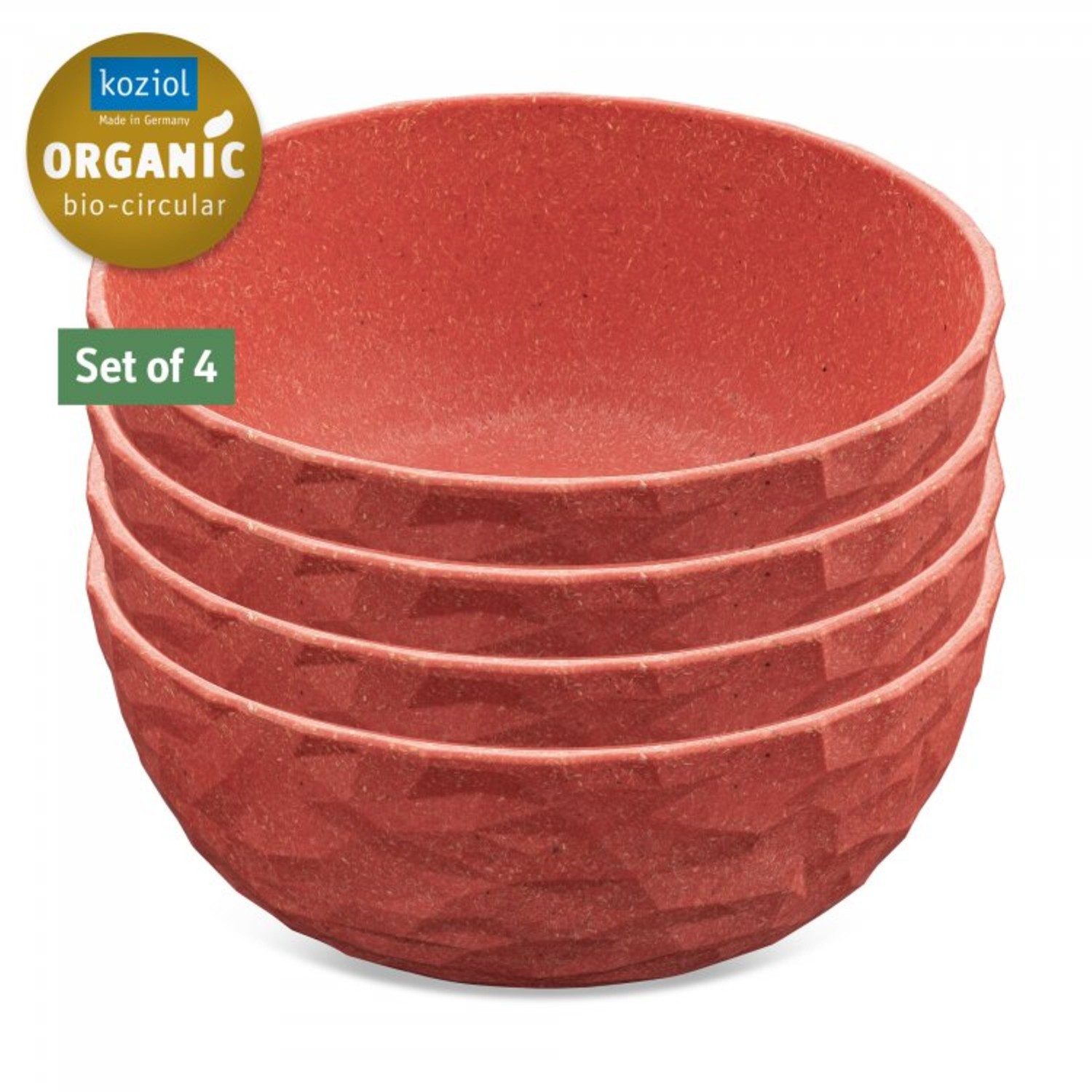 Koziol Schale Club Bowl 4x 700ml nature coral | im aoshop.de online kaufen | Schüsseln