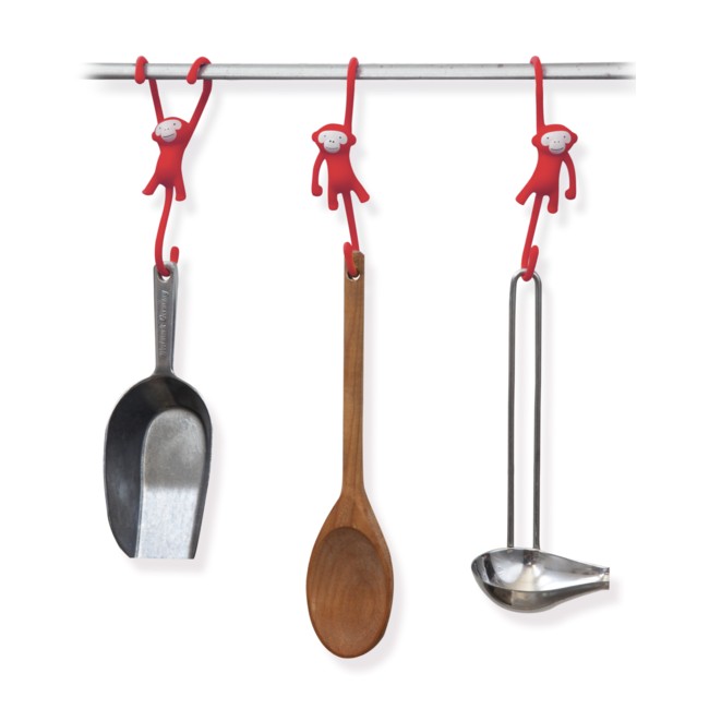 Küchenhaken 3er Set Just Hanging rot MB936 | im aoshop.de online kaufen