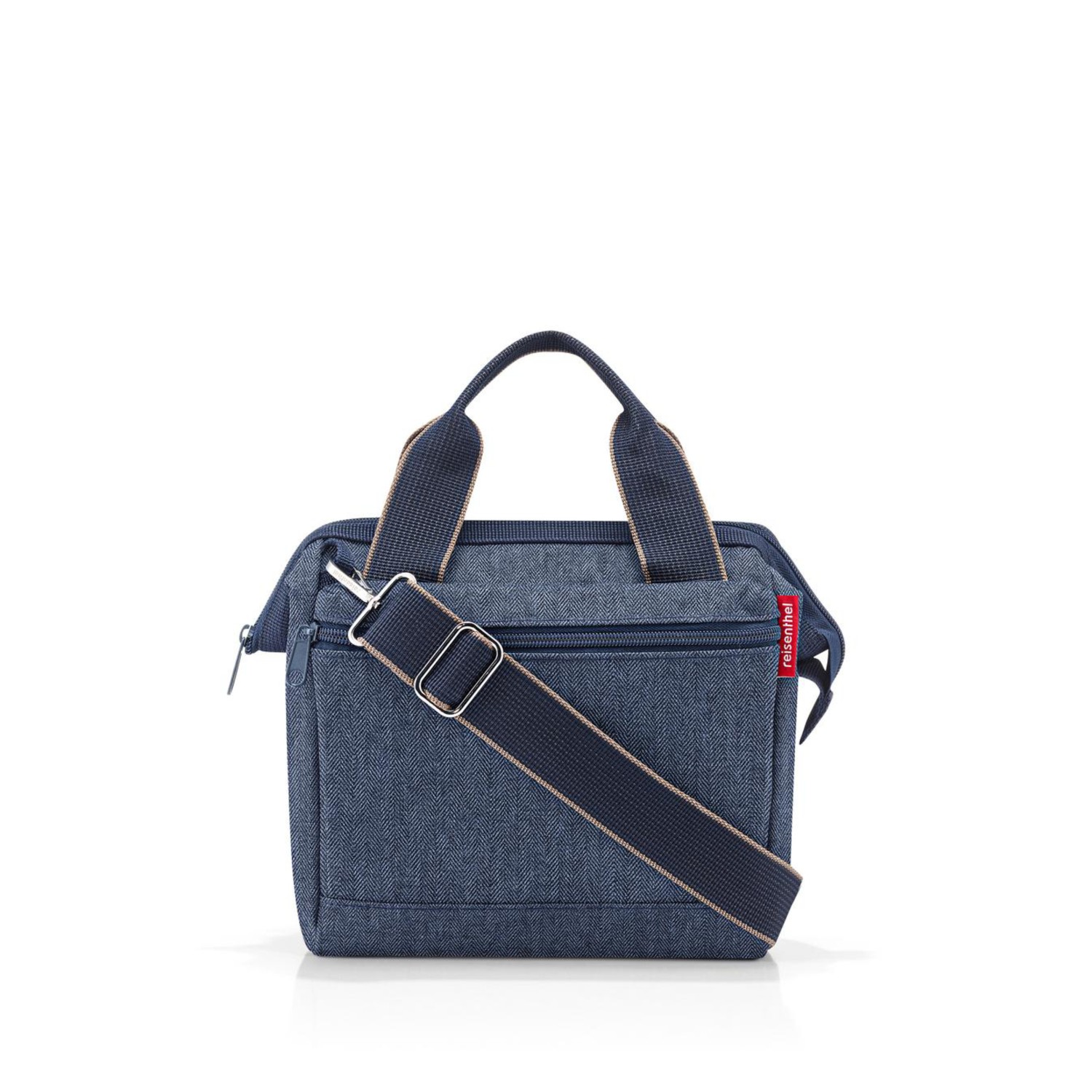 reisenthel - loopshopper L - herringbone dark blue