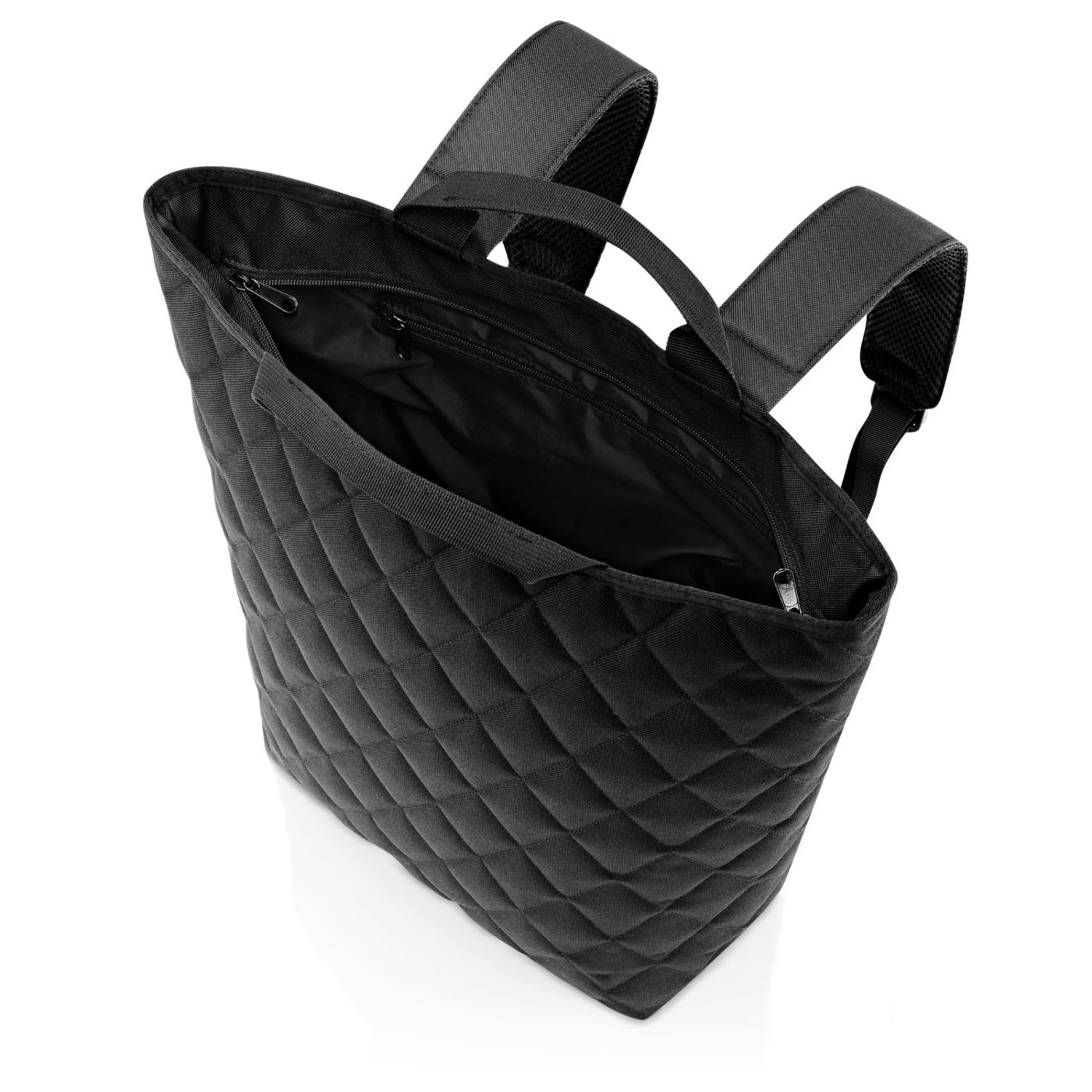 Reisenthel Classic Shopper XL Rhombus Black U2013 Geräumige Shopping Bag Und Edle Handtasche In Einem U2013 Aus Wasserabweisendem Material