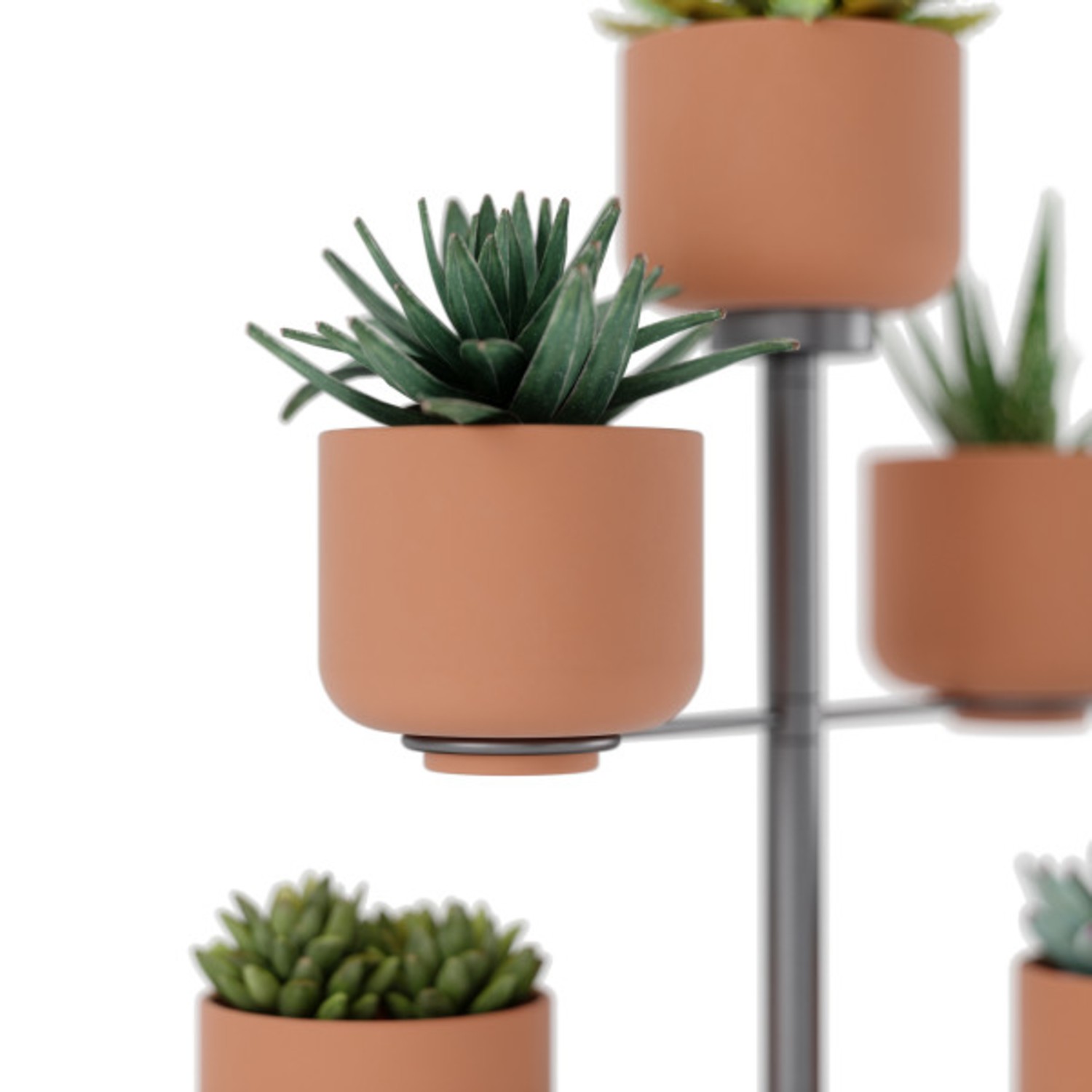 Umbra Blumenständer Terrapotta Planter Titanium 1015664-624 hier | im